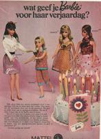 Retro reclame 1969 Mattel Barbie Skipper Stacey Francie pop, Verzenden, Overige typen