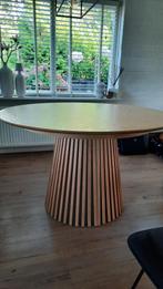 Ronde eettafel [uitschuifbaar], zgan., Ophalen, Zo goed als nieuw, Hout, Modern