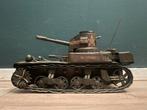 Oude Tank van blik ( 25 CM ), Overige merken, Ophalen of Verzenden, Zo goed als nieuw, Tank
