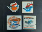 4 stickers van Luchtvaartmuseum Soesterberg (ST1), Verzamelen, Luchtvaart en Vliegtuigspotten, Ophalen of Verzenden, Zo goed als nieuw