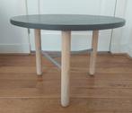 House Doctor salontafel bijzettafel hout eiken antraciet, Ophalen, 50 tot 100 cm, Rond, Scandinavisch