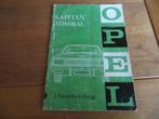 Instructieboek Opel Kapitan, Opel Admiral 1963, Auto diversen, Ophalen of Verzenden