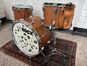 Custom Rat-Rod Vintage Drumstel, Bespeelbaar Kunststuk beschikbaar voor biedingen