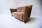 Vintage Cassina Moove sofa 80's/90's smooth velours, 150 tot 200 cm, Vintage design cassina, Rechte bank, Stof