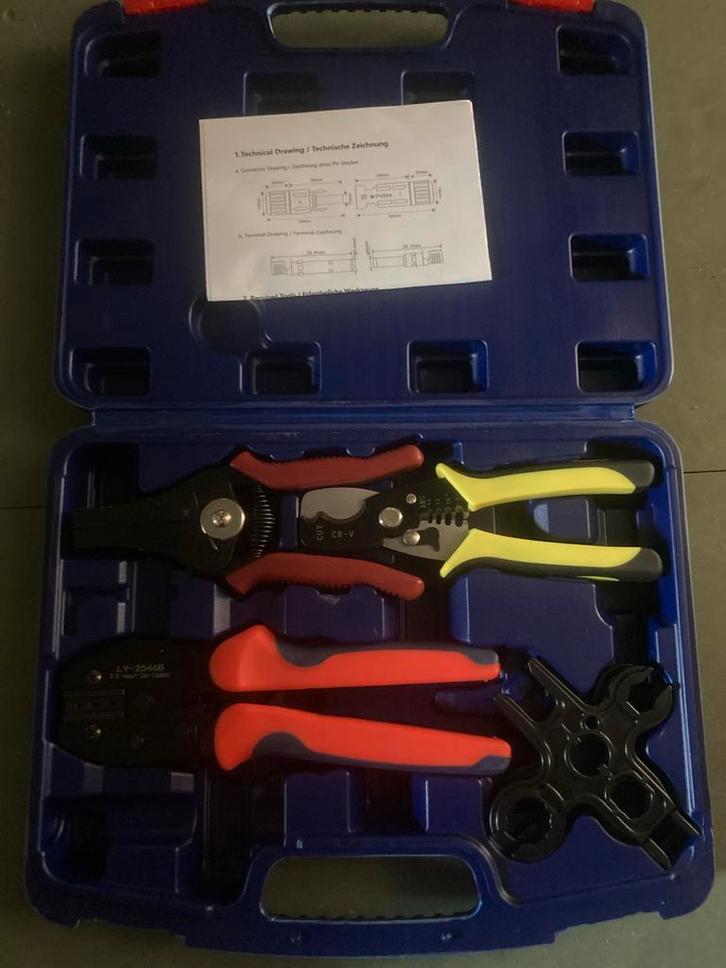 MC4 Gereedschap Set - Zonnepanelen Installatie, Doe-het-zelf en Verbouw, Gereedschap | Handgereedschap, Nieuw, Ophalen of Verzenden