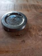 4 Verzilverde Onderzetters, Ophalen of Verzenden