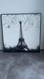 Canvas schilderij Eiffeltoren 95x95 Youniq, Huis en Inrichting, Schilderij, Zo goed als nieuw, Ophalen