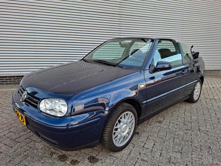 Volkswagen Golf 1.8 Cabriolet 66KW 1999 Blauw, Auto's, Volkswagen, Bedrijf, Te koop, Golf, Benzine, Cabriolet, Handgeschakeld