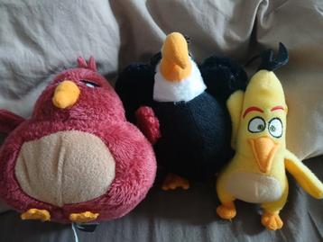 Angry Birds Knuffels - Set van 3 beschikbaar voor biedingen