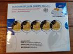 Duitsland 5 x 2 euro Proof 2014 ADGFJ PP NIEDERSACHSEN, Ophalen of Verzenden, Duitsland, 2 euro, Setje