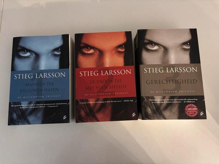 Stieg Larsson - Millenium trilogie boeken set 3 stuks!, Boeken, Thrillers, Zo goed als nieuw, Nederland, Ophalen of Verzenden