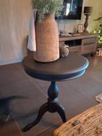 Bijzettafel tafeltje, Huis en Inrichting, Tafels | Bijzettafels, Minder dan 55 cm, Rond, Zo goed als nieuw, Ophalen