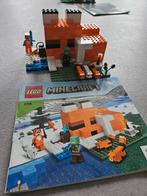 Lego Minecraft 21178 de Vossenhut, Kinderen en Baby's, Speelgoed | Duplo en Lego, Complete set, Ophalen of Verzenden, Lego, Zo goed als nieuw