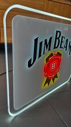 Jim Beam Bourbon Whiskey LED Lichtreclame, Verzamelen, Merken en Reclamevoorwerpen, Ophalen of Verzenden, Gebruikt, Lichtbak of (neon) lamp
