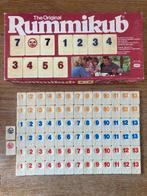 Vintage Rummikub - rode doos 400 - losse grote stenen, Ophalen of Verzenden, Zo goed als nieuw, Goliath