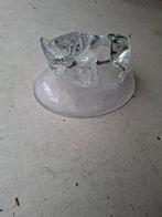 Vintage Kristallen Stier Decoratie, Antiek en Kunst, Antiek | Glas en Kristal, Ophalen of Verzenden