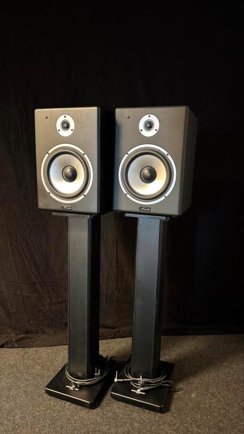 Amadeus VX80 studio monitoren + statieven (nieuwstaat), Audio, Tv en Foto, Luidsprekers, Nieuw, Front, Rear of Stereo speakers