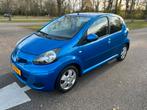 Toyota Aygo 1.0 12V Vvt-i Automaat 5DR 2009 Blauw APK Airco, Stof, 68 pk, Bedrijf, Grijs