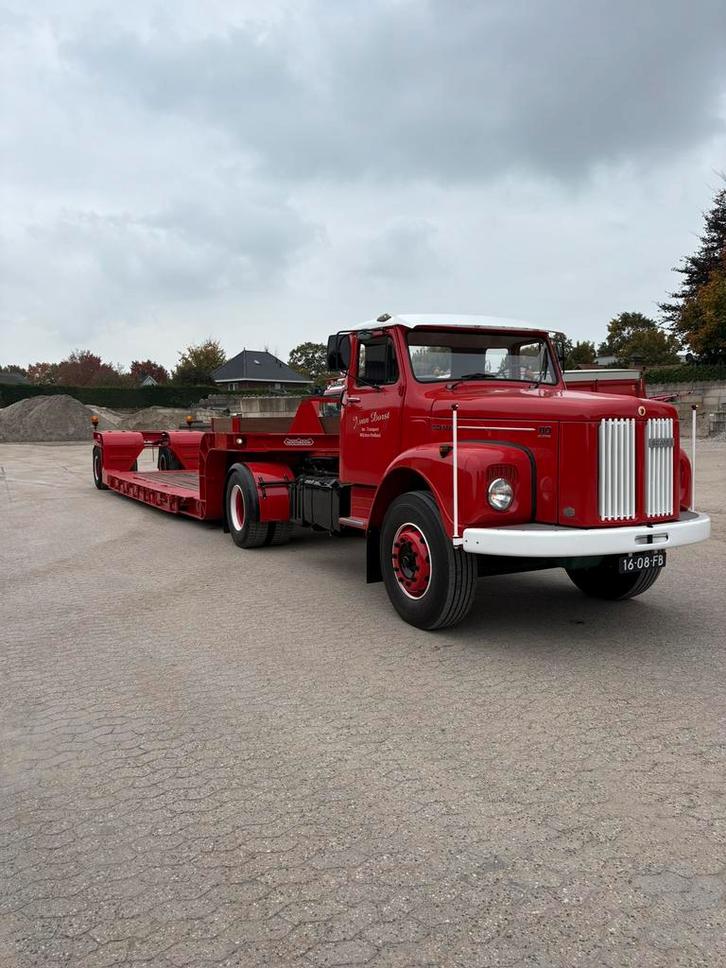 Nooteboom gestuurde openklapper 1972, Auto's, Vrachtwagens, Particulier, Overige brandstoffen, Rood, Ophalen
