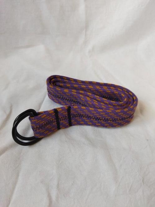 Riem -Purple rain- (gerecycled klimtouw), Kleding | Dames, Riemen en Ceinturen, Zo goed als nieuw, Heupriem, 90 tot 100 cm, 3 tot 5 cm