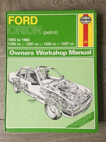	 Haynes Manual Ford Orion 1983-1988 beschikbaar voor biedingen