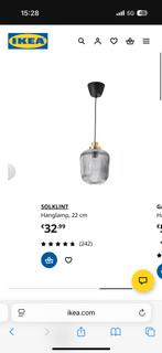 Solklint hanglamp IKEA, Ophalen, Zo goed als nieuw, Glas, Minder dan 50 cm