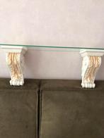 Te koop: 2 Ornamenten met geslepen glasplaat., Ophalen, Gebruikt