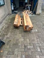 Houtenbalken - Diverse afmetingen, Doe-het-zelf en Verbouw, Hout en Planken, Gebruikt, 50 mm of meer, Balk, Ophalen