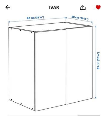 Gezocht: 2x IKEA Ivar kast, 50cm diep - afbeelding 1