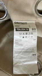 Nieuw 1 paar beige  Ginstmott  gordijnen met ringen Ikea, Ophalen, 100 tot 150 cm, 200 cm of meer, Beige