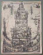 't Arminiaens Testament ets spotprent Visscher, Antiek en Kunst, Verzenden