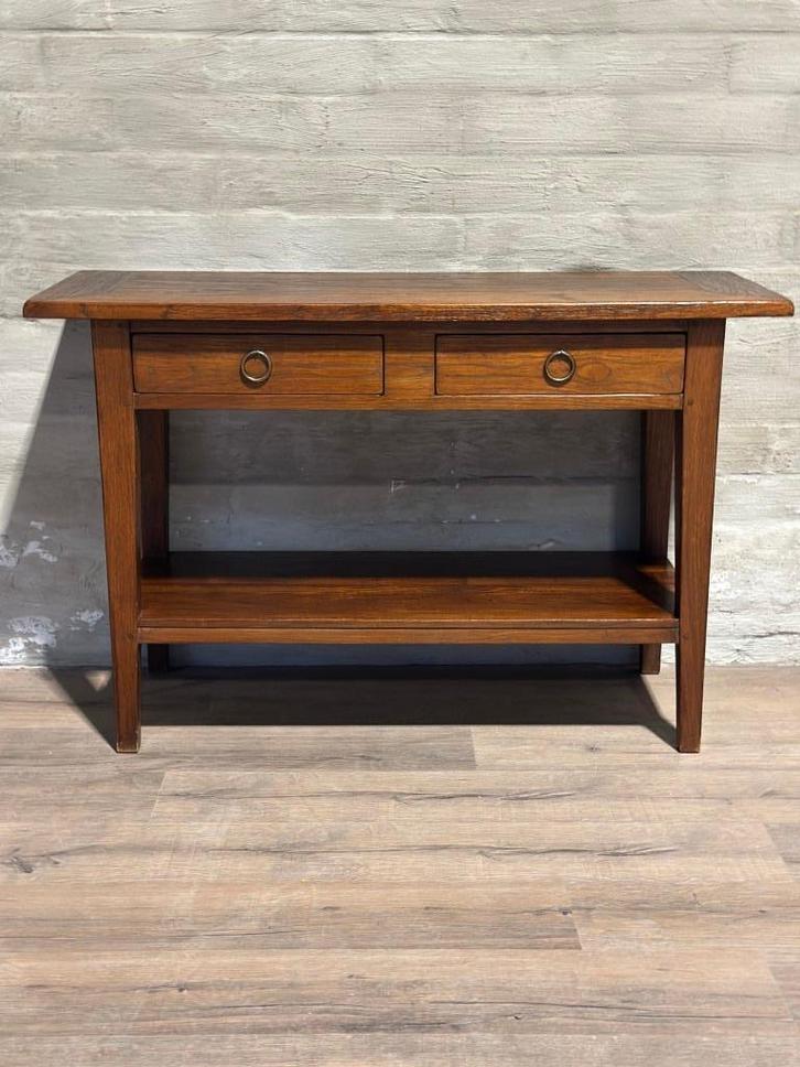 Sidetable met 2 lades - 120 x 45 cm + 78 cm hoog, Huis en Inrichting, Tafels | Sidetables, Zo goed als nieuw, 25 tot 50 cm, 100 tot 150 cm