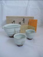 Hagi Yaki Sake Set – Karaf en Bekers – Keiichiro Shō, Ophalen of Verzenden