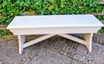 Houten bankje - 130cm, Huis en Inrichting, Ophalen