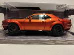 Dodge Challenger SRT Hellcat metallic orange Solido 1:18 KRD, Hobby en Vrije tijd, Modelauto's | 1:18, Ophalen of Verzenden, Zo goed als nieuw