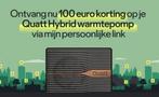 Quatt Hybride warmtepomp - link voor 100 euro korting, Drie personen of meer
