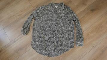Leuke zwart bewerkte  blouse van H&M  beschikbaar voor biedingen