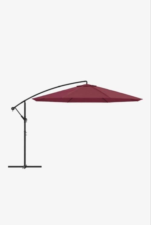 Zweefparasol vida xl ZWART, Tuin en Terras, Parasols, Zo goed als nieuw, Zweefparasol, Ophalen of Verzenden