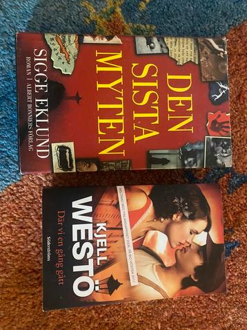 2 romans in Zweedse taal beschikbaar voor biedingen