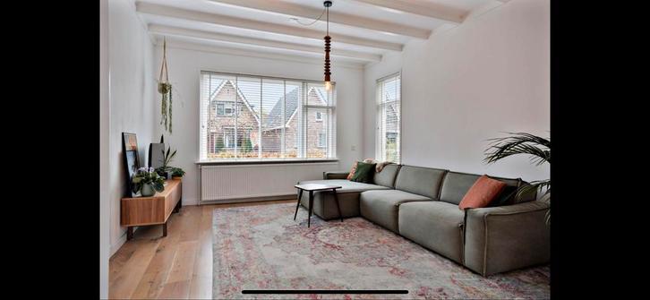 Bank umix donkergroen, Huis en Inrichting, Banken | Complete zithoeken, Zo goed als nieuw, Ophalen of Verzenden