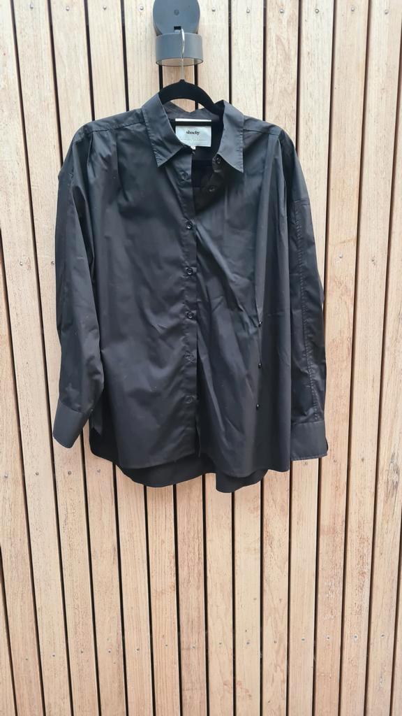 Shoeby by Lenneke Nooteboom Zwarte Blouse XL, Kleding | Dames, Blouses en Tunieken, Zo goed als nieuw, Maat 46/48 (XL) of groter
