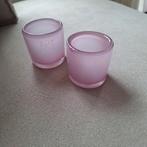 Dutz waxinelicht houder set van 2 stuks, Overige materialen, Ophalen of Verzenden, Zo goed als nieuw, Wit