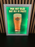 Heineken 3d lichtbak / bierreclame lamp / reclamelamp, Verzenden, Zo goed als nieuw, Lichtbak of (neon) lamp