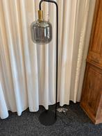 Staande lamp met glazen kap 160cm hoog nu 50,-, Ophalen, Nieuw, 150 tot 200 cm