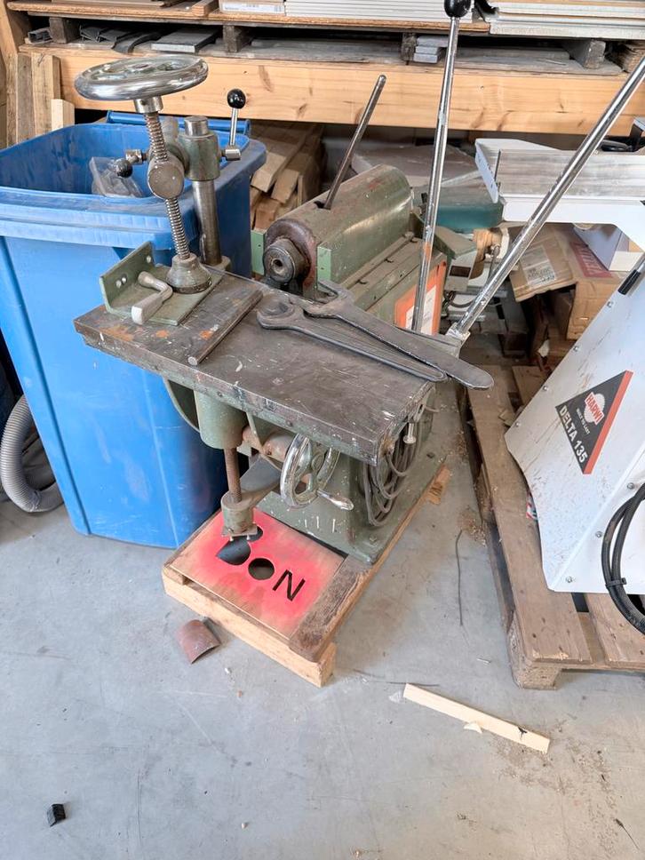 Langgatboor Machine - Houtbewerking, Doe-het-zelf en Verbouw, Gereedschap | Overige machines, Gebruikt, Ophalen