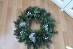 Zo goed als nieuwe kerstkrans met deurhanger (wit), Diversen, Kerst, Ophalen of Verzenden, Zo goed als nieuw