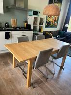 IKEA Houten Tafel - Uitschuifbaar tot 8 pers., Huis en Inrichting, Ophalen, Gebruikt, 100 tot 150 cm, 50 tot 100 cm