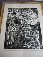 Zwart/Wit Tekening, Huis en Inrichting, Minder dan 50 cm, Gebruikt, Tekening, Ophalen of Verzenden