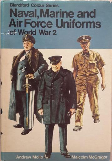 Boek Naval, Marine and Air Force Uniforms World War 2. beschikbaar voor biedingen