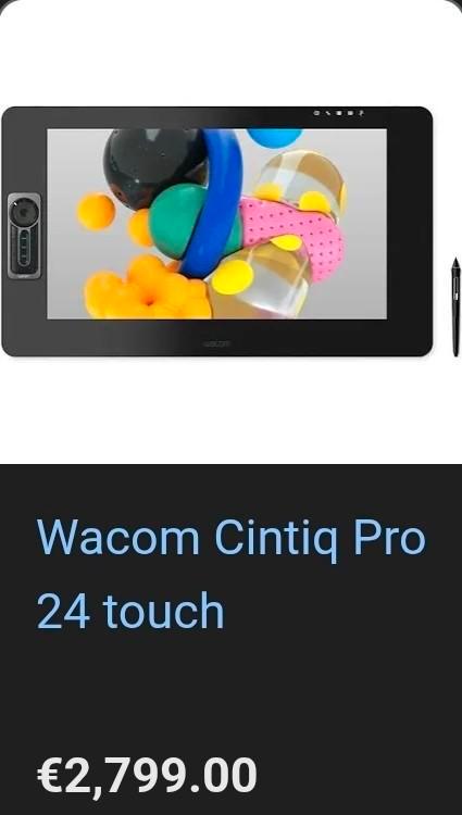 Wacom Cintiq Pro 24 Touch, Computers en Software, Tekentablets, Ophalen